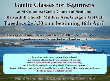 Gaelic Classes For Beginners