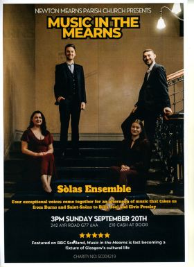 Music In The Mearns - Sunday, 20th September 