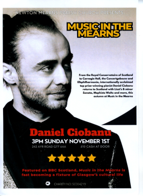 Music In The Mearns - Sunday 1st November 