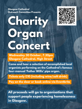 Glasgow Cathedral Charity Organ Concert - 30th October