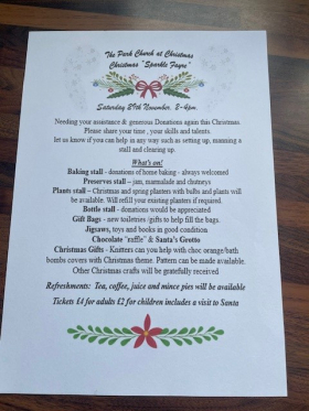 Christmas Fayre - Giffnock The Park Church on Saturday, 29th November