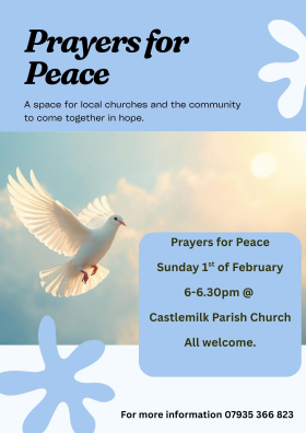 Prayers for Peace - 1st February 2026 at Castlemilk Parish Church 