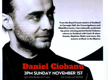 Music In The Mearns - Sunday 1st November 