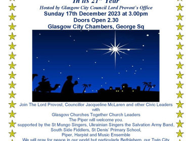 Carols For Peace 2023 - Sunday, 17th December 2023