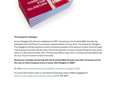 Gospel for Glasgow