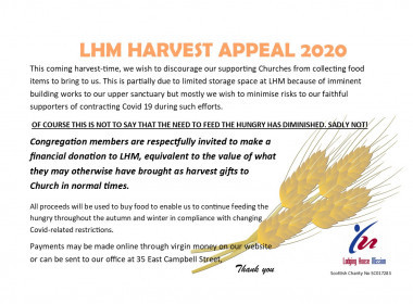 Lodging House Mission Harvest Appeal